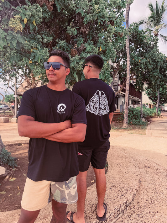 Kinokai Black Tee/ White Design